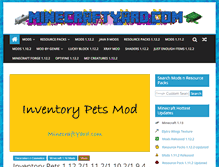 Tablet Screenshot of minecraftyard.com